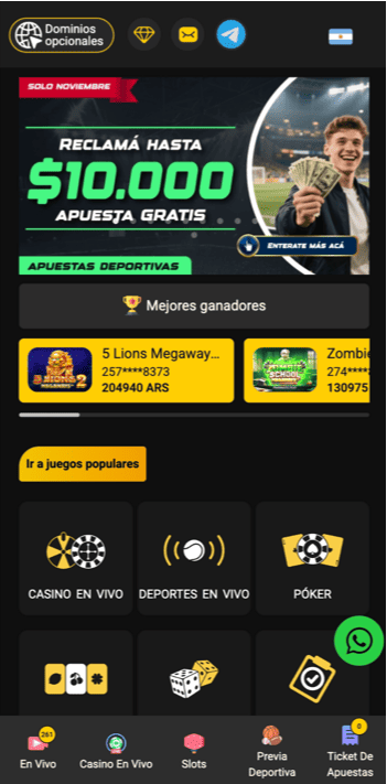 Dados Bet Casino